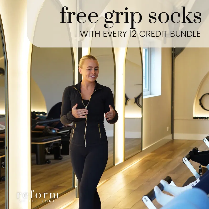 Free grip socks with every 12 credit bundle